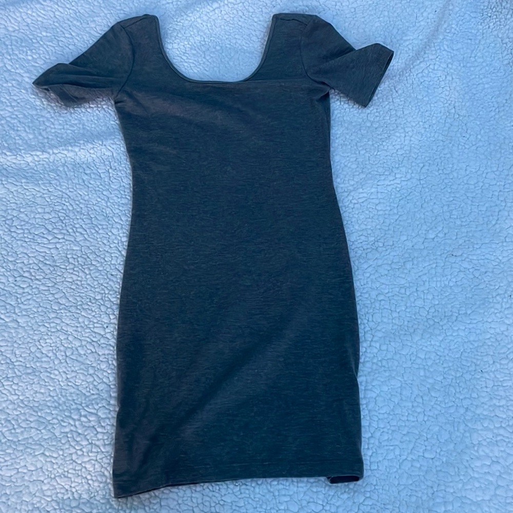 Forever 21 grey hugging dress